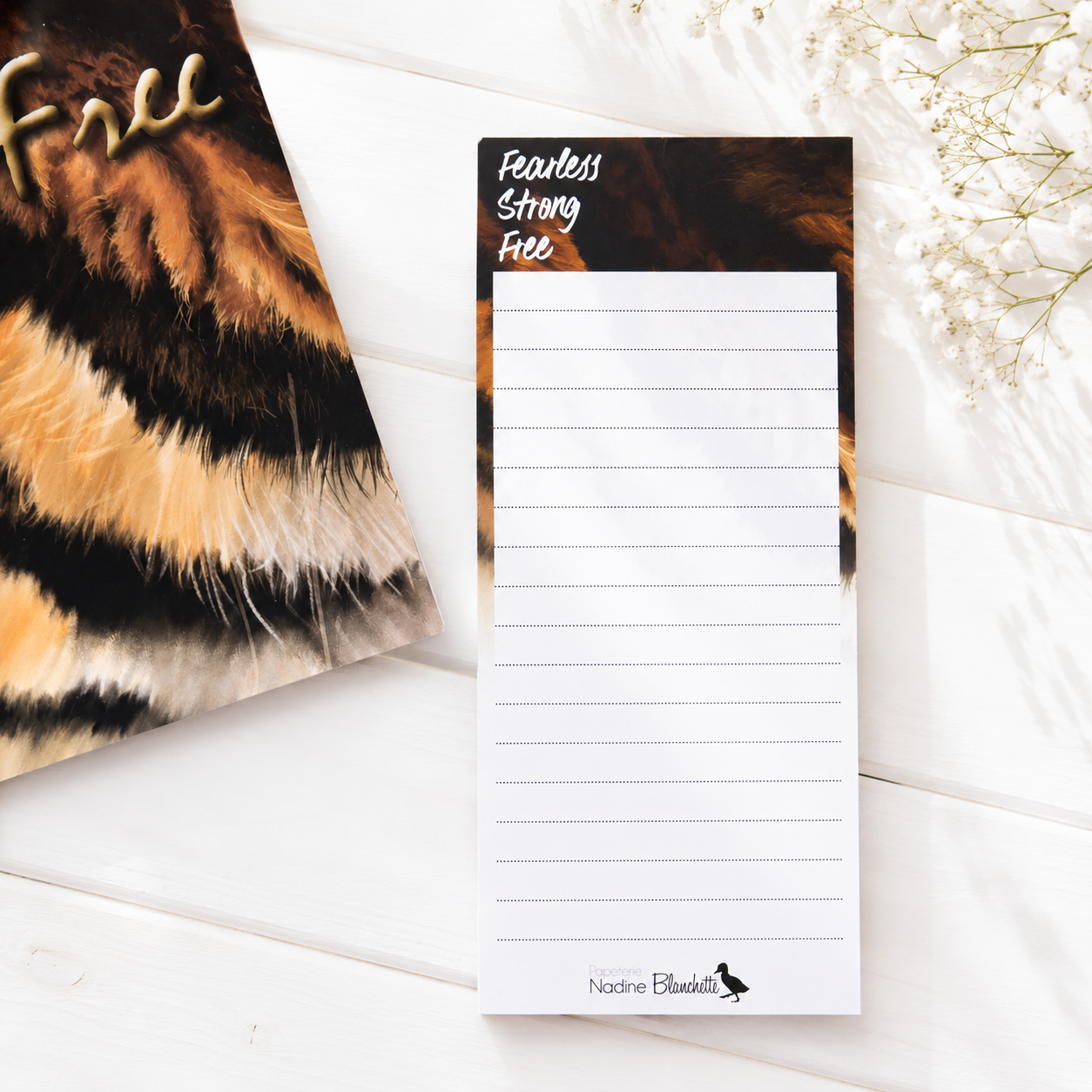 Bloc notes aide-mémoire de la colletion Animale