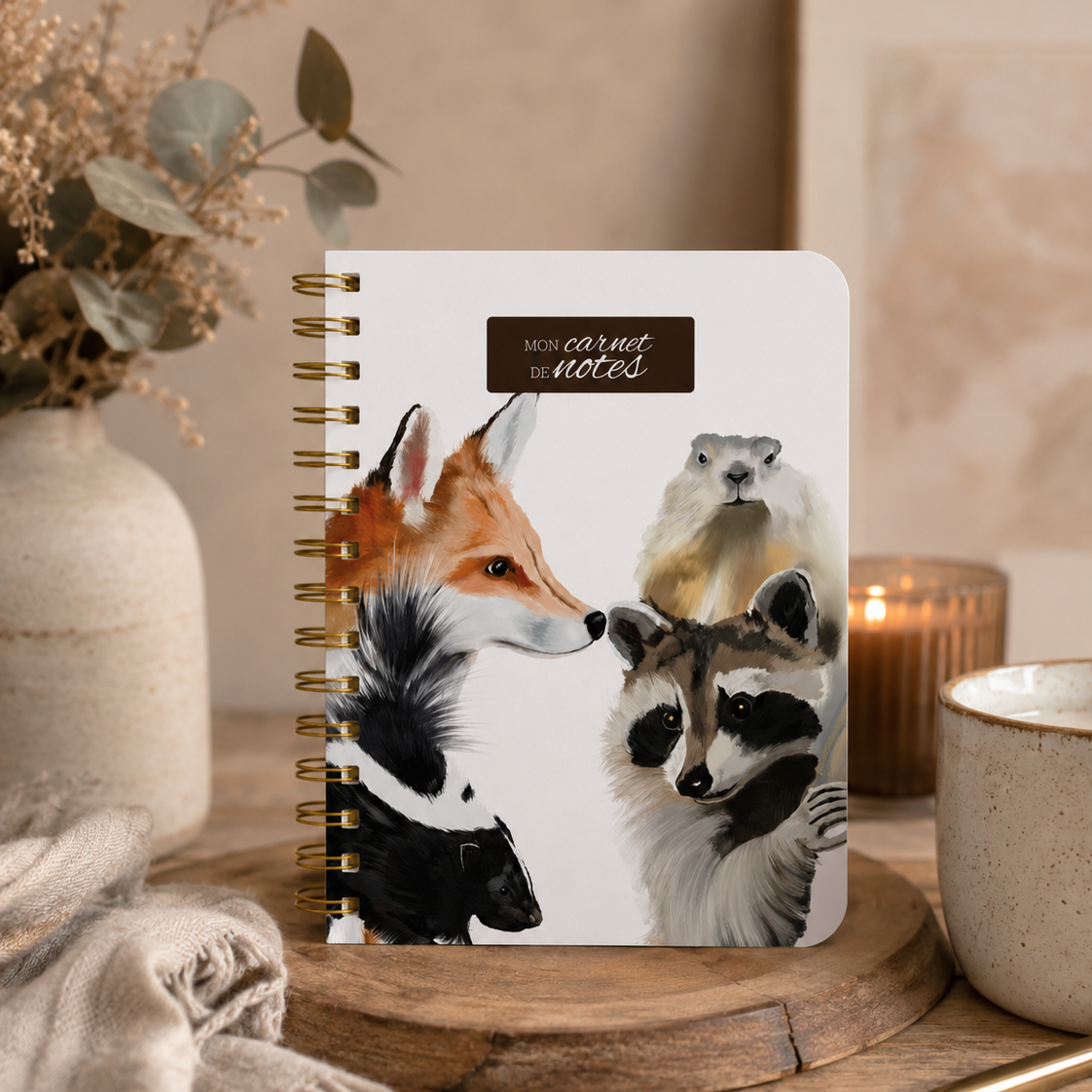 Grand Carnet de notes illustré du quatuor – Collection Les P'tits Rusés